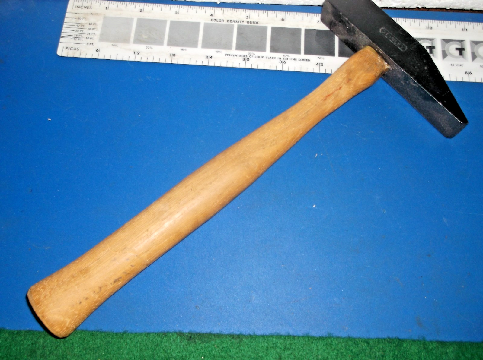 NICE Vintage Stanley 12oz X  11" Cross Peen Hammer NEW handle