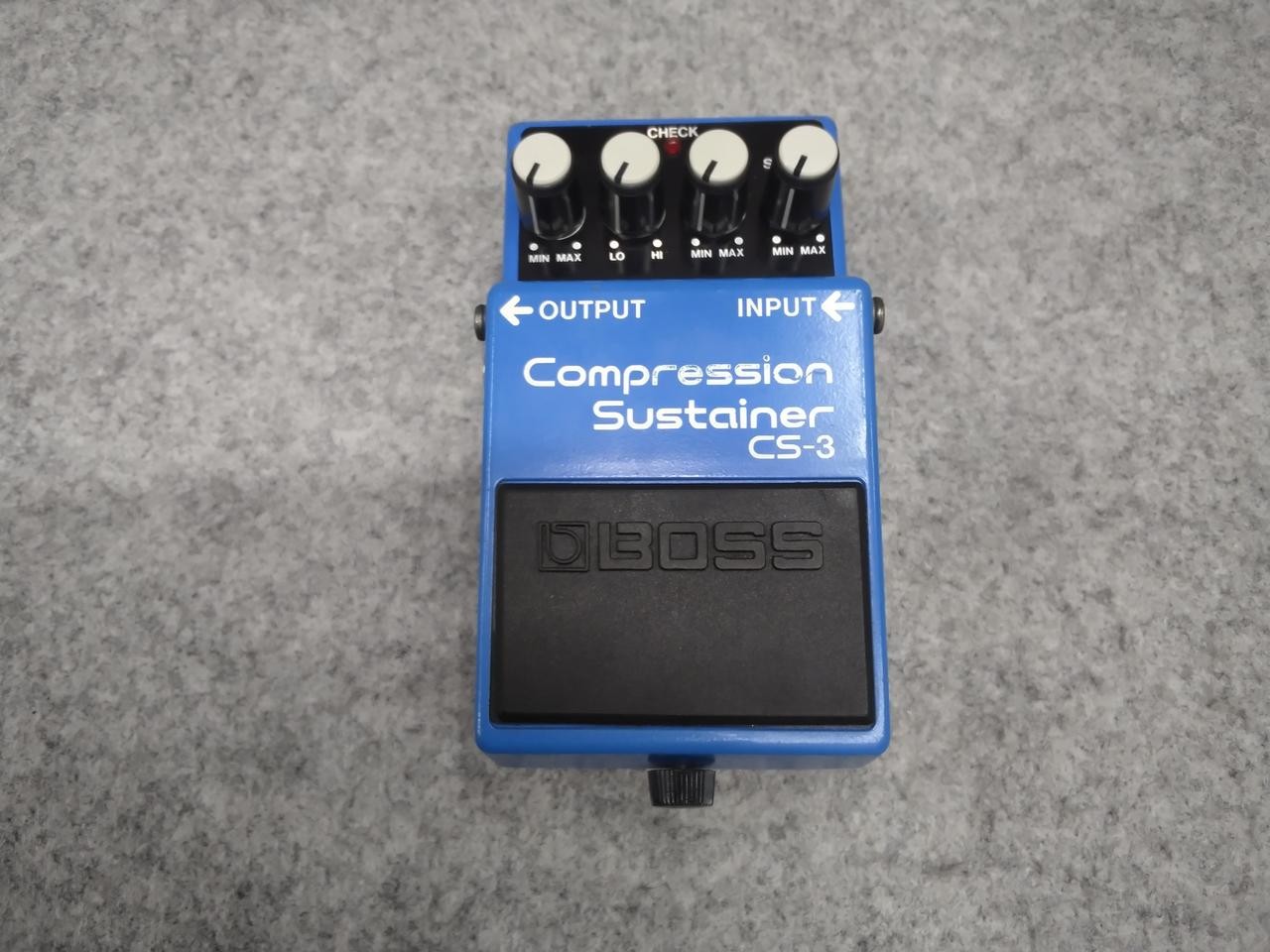 BOSS CS-3 Compressor Guitar Sustainer Made in Taiwan Used