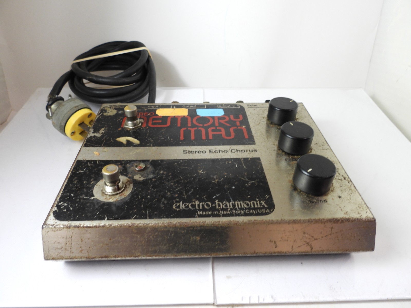 Vintage Electro Harmonix Sterero Memory Man Echo Chorus Effects Pedal Modified