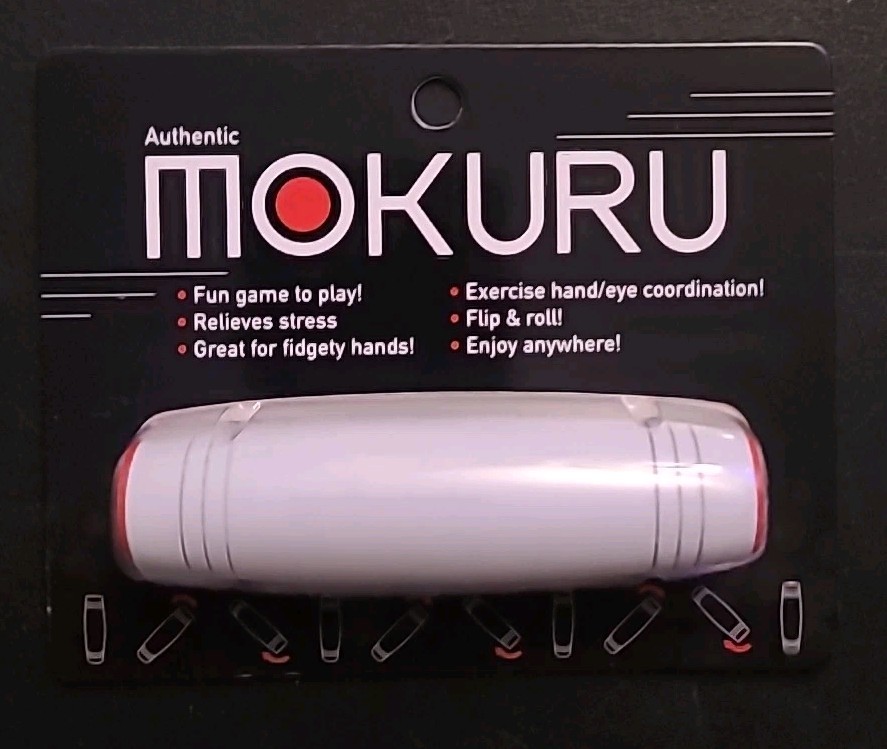 Authentic MOKURU Amazing Desk Toy Fidget Spinner STRESS RELIEVER White ADHD