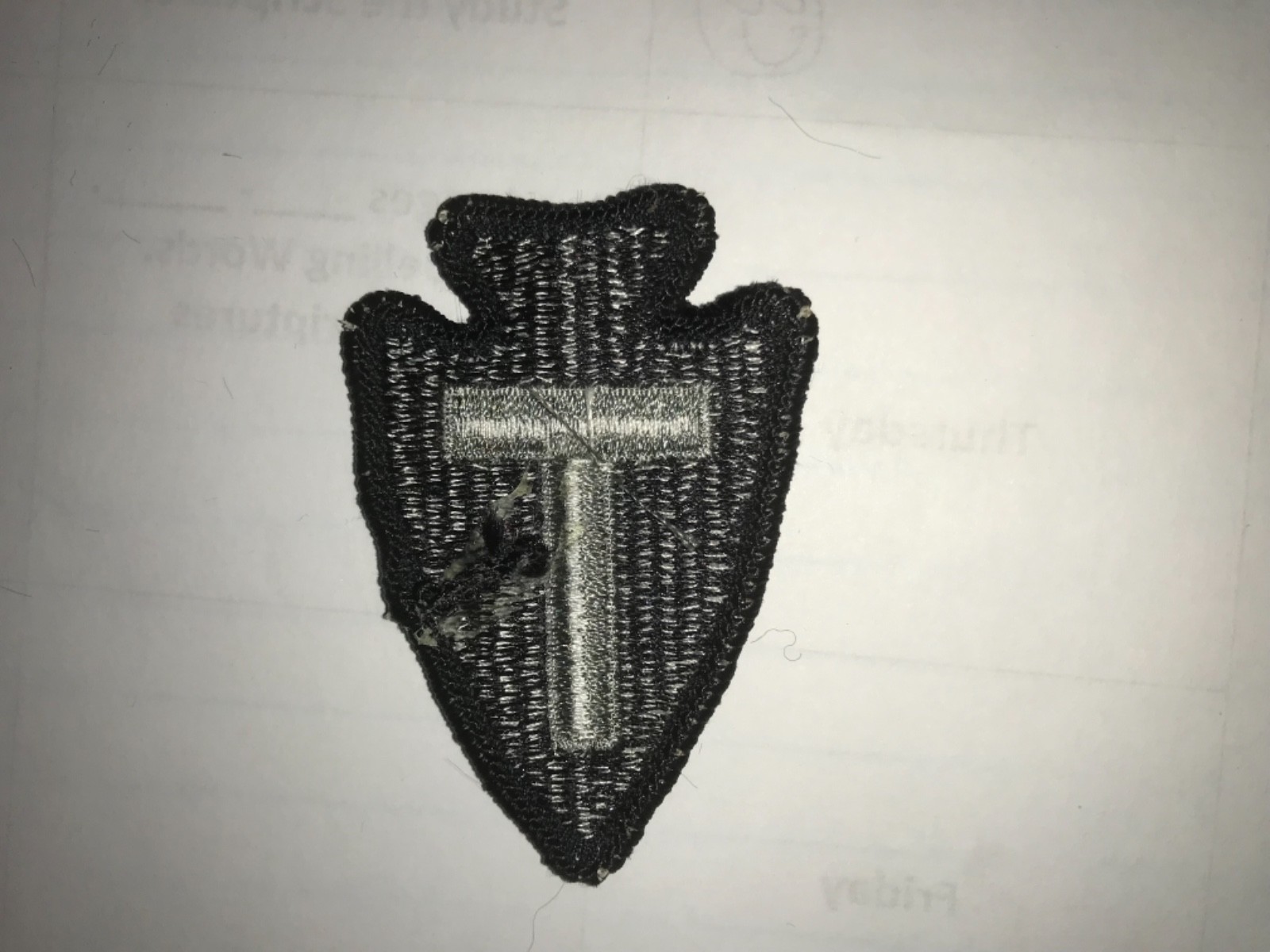 US ARMY 36TH INFANTRY DIVISION NATIONAL GUARD T PATCH ACU UNIFORM WITHOUT HOOK