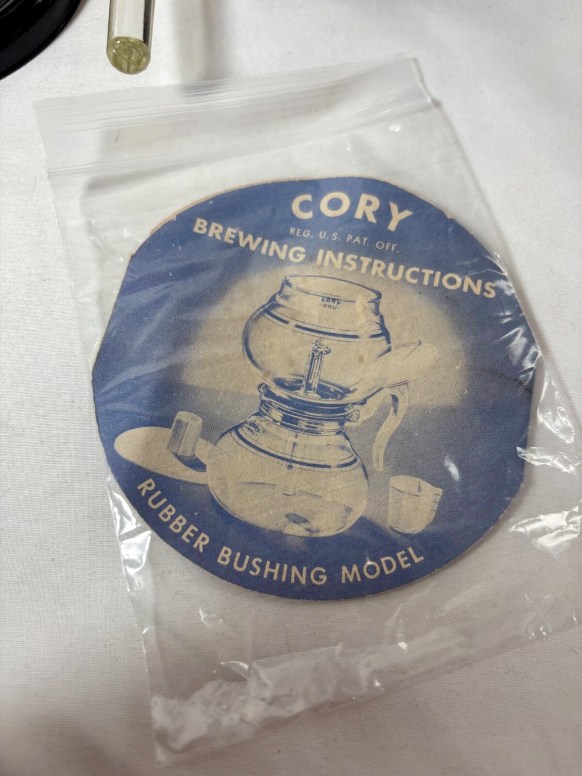 Vtg Cory DLL/ DLU Coffee Brewer Pot 4-8 Cup FILTER ROD