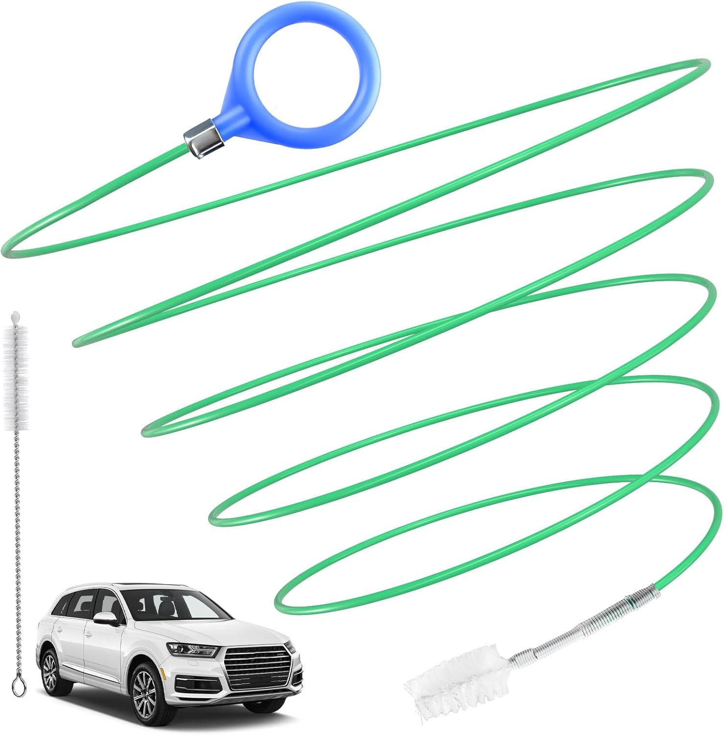 Auto Sunroof Drain Cleaning Tool, 78 Inch Flexible Tube Cleaning Brush, Drain Br
