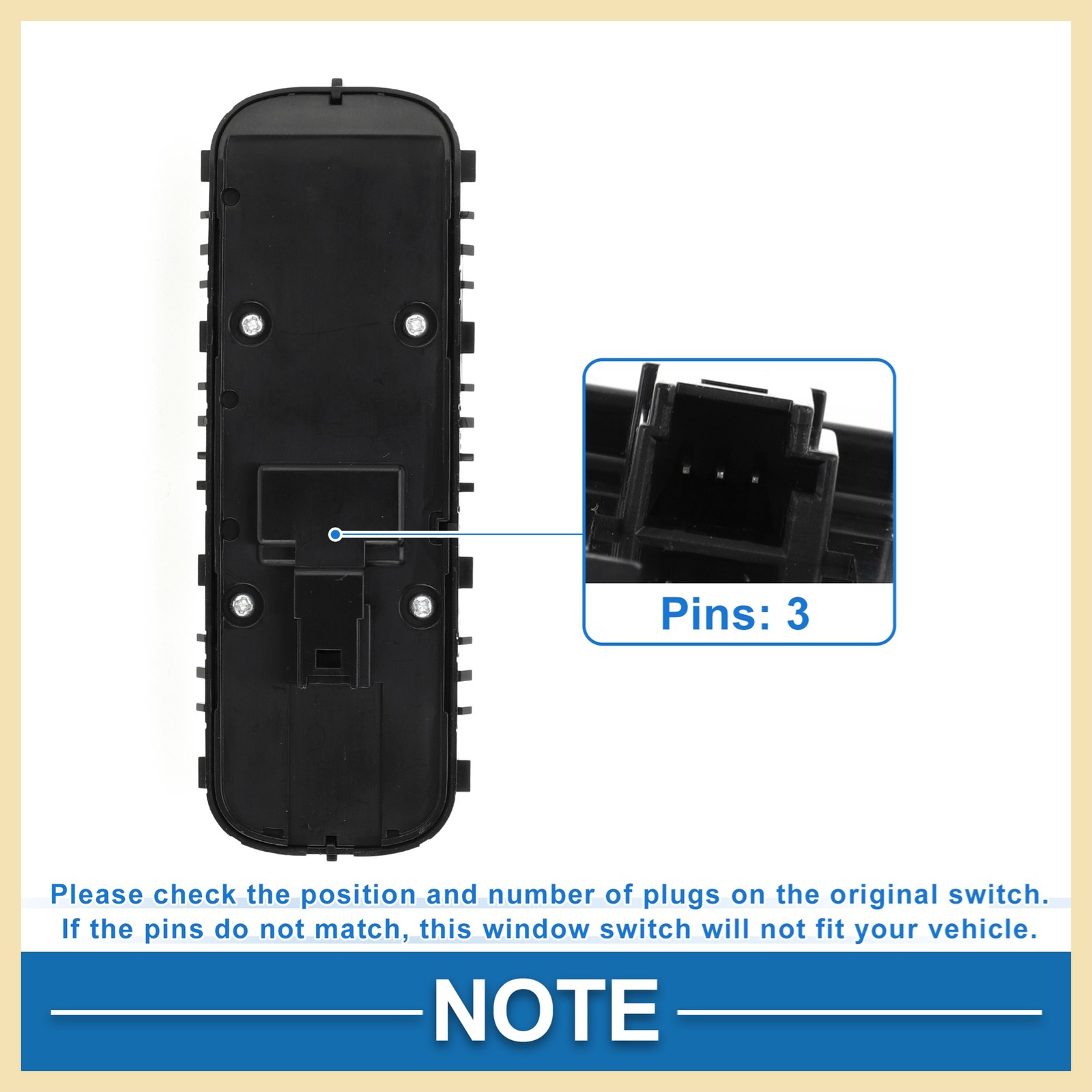 Front Driver Side Power Window Switch for GLE-Class 2019-2022 G-Class/GLS-Class