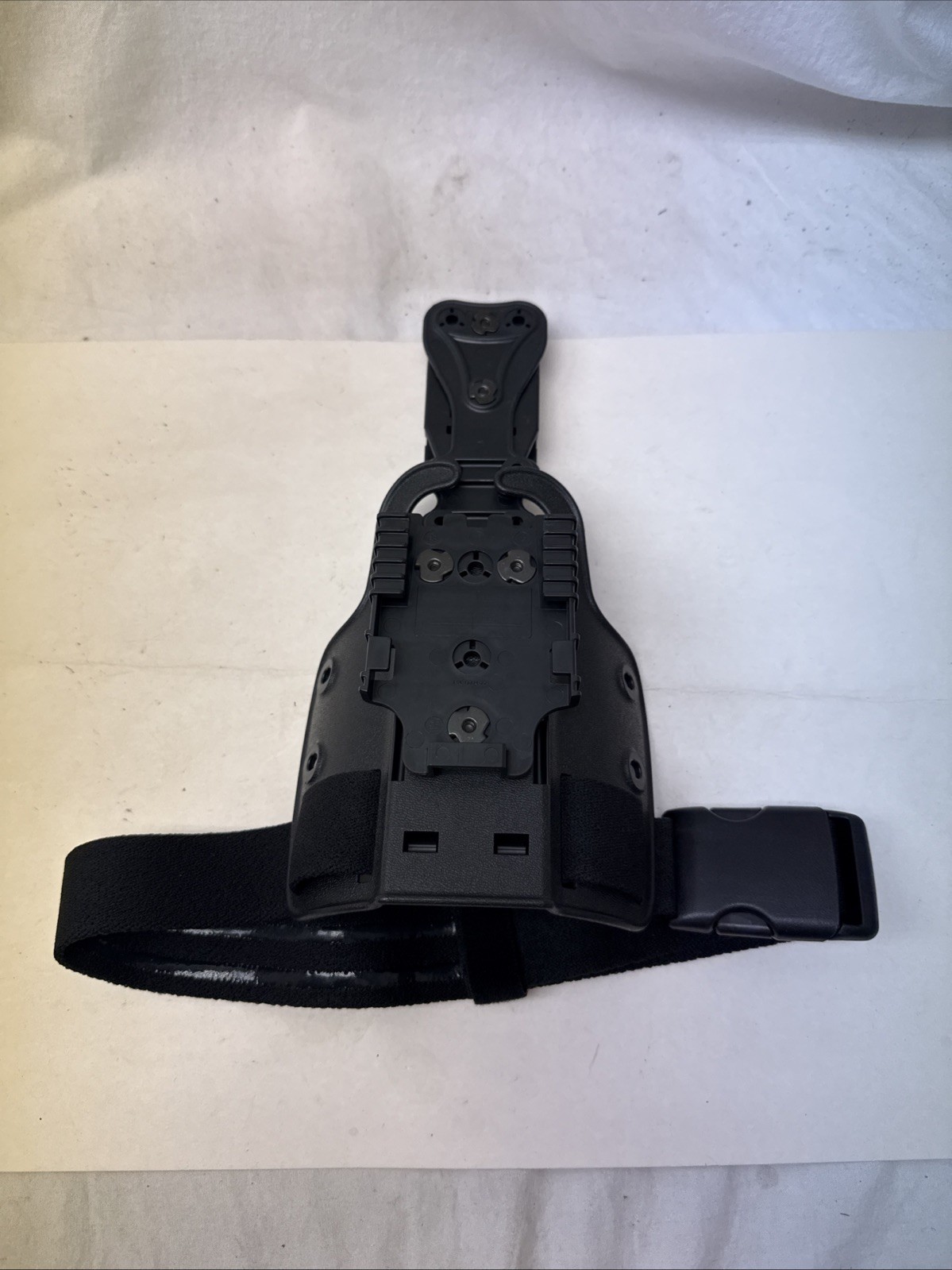 Authentic USGI Safariland 6004UFA Belt Mount W/ QLS Single Strap Leg Shroud BLK