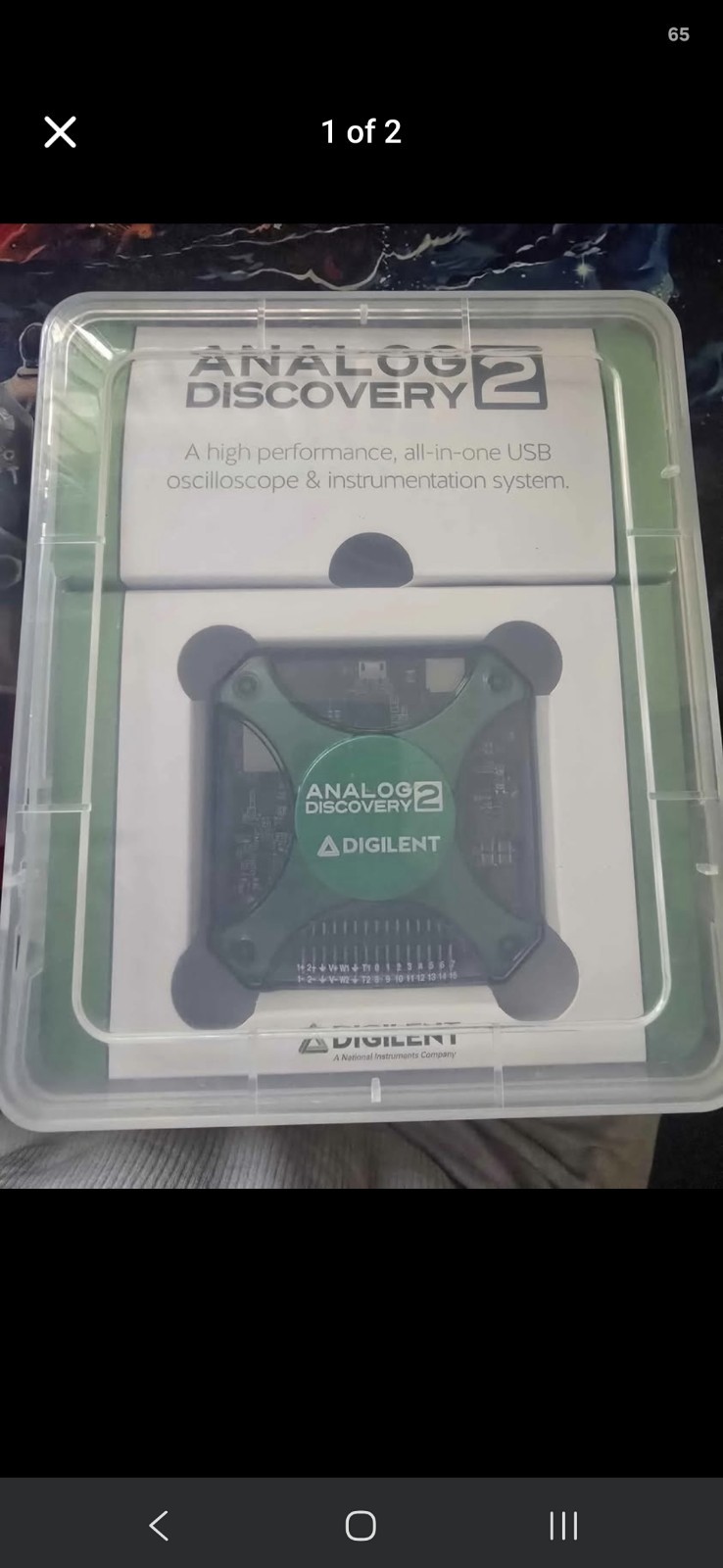 Digilent Analog Discovery 2 USB Oscilloscope & Logic Analyzer