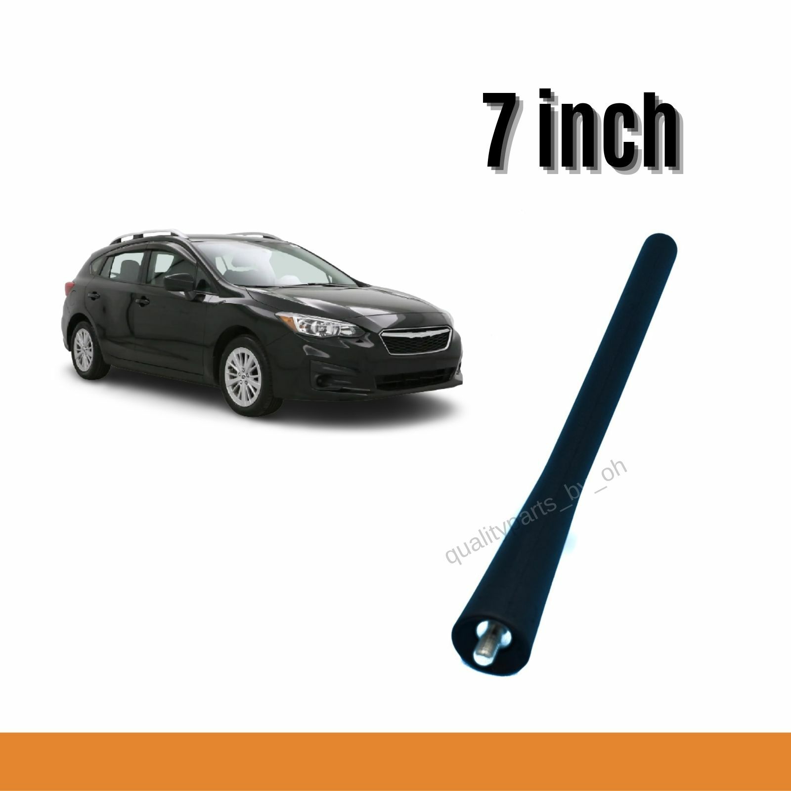 7 Replacement Black Radio AM/FM Aerial Antenna Aerial Antenna For Subaru Impreza