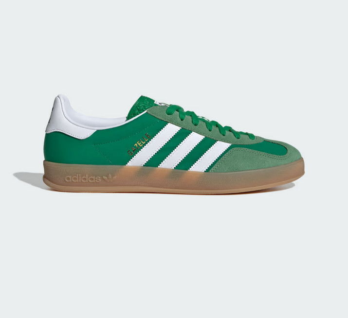 Gazelle Indoor Green Gum IE6605 Mens Casual Shoes Sneakers