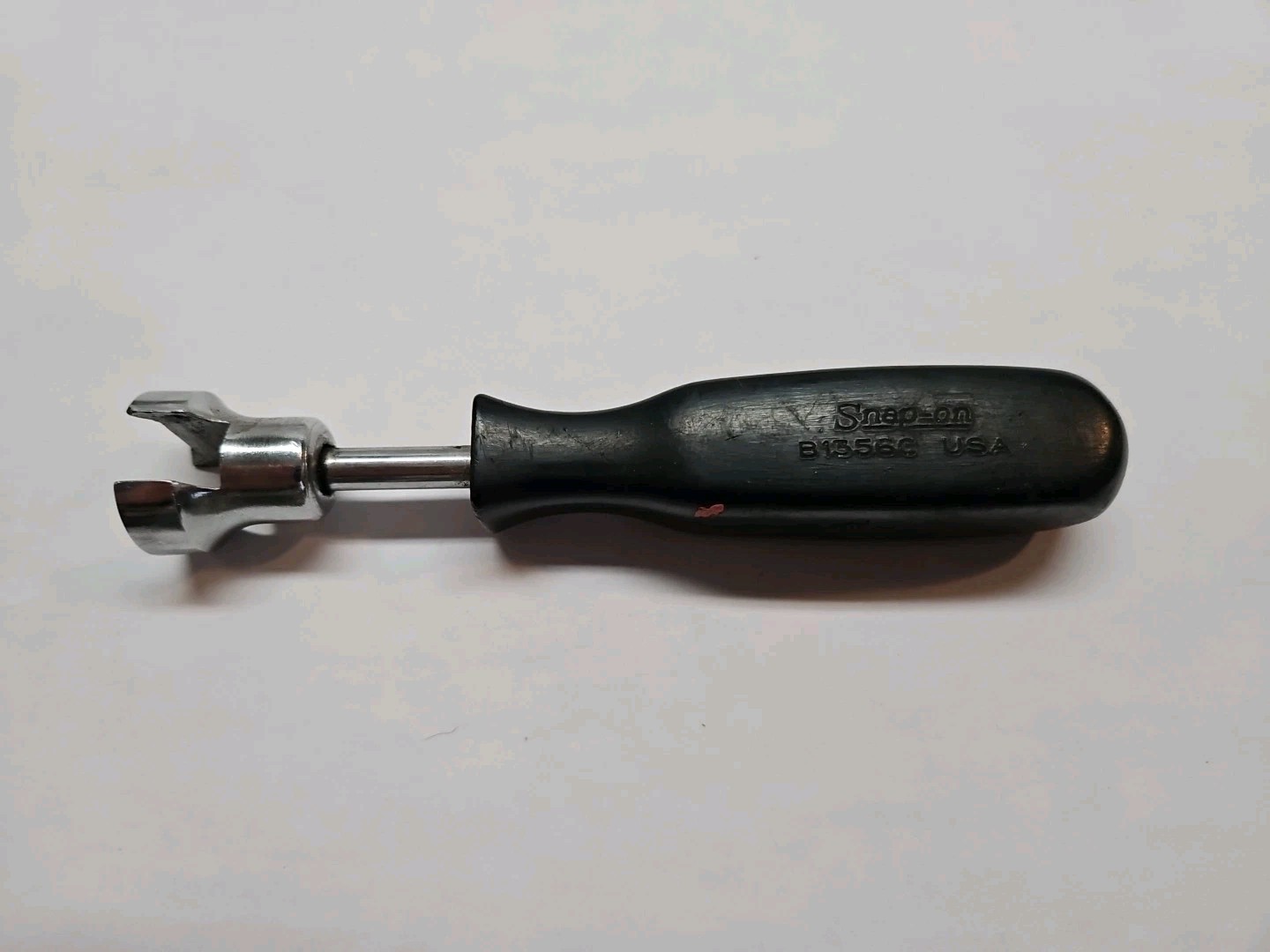 Vintahe Snap-On B1356C Brake Shoe Spring Tool Black Handle USA