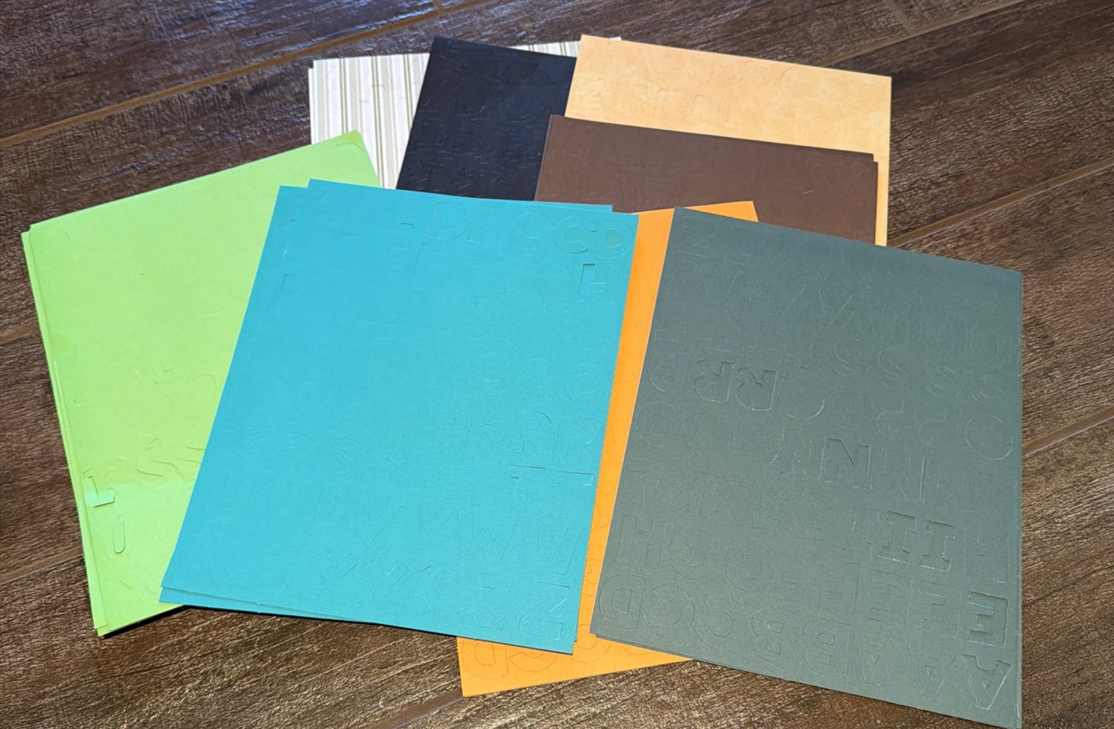Scrapbooking Letters Alphabet Paper 29 pages