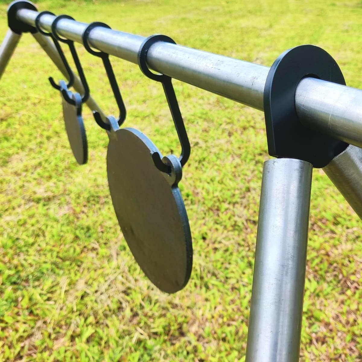 Portable Target Hanger Kit with AR500 Steel Hooks for Effortless Target Setup