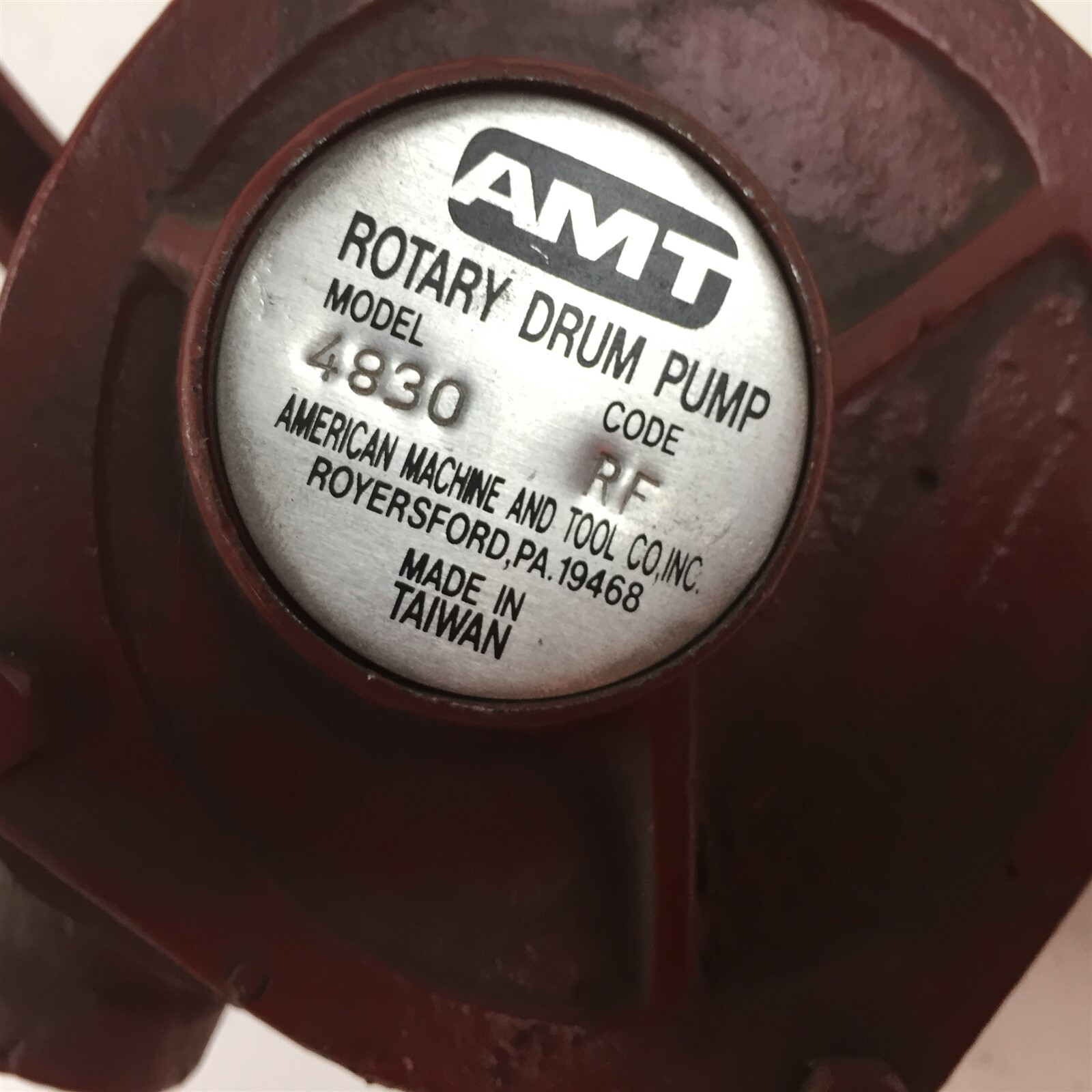 AMT 4830 RF Rotary Drum Pump