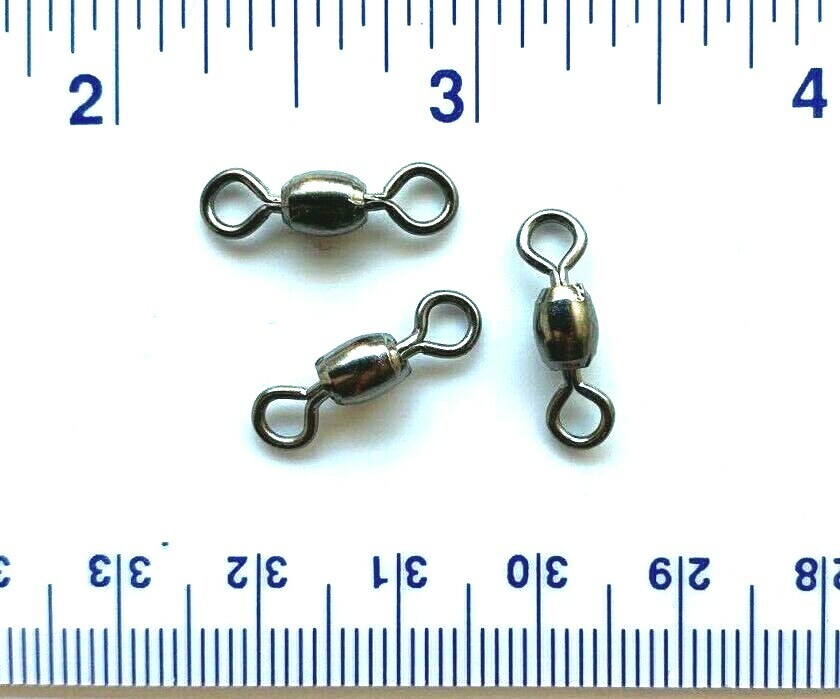 1000 GT Super Strong Black Nickel Crane Swivels Size 2 - 99# Test