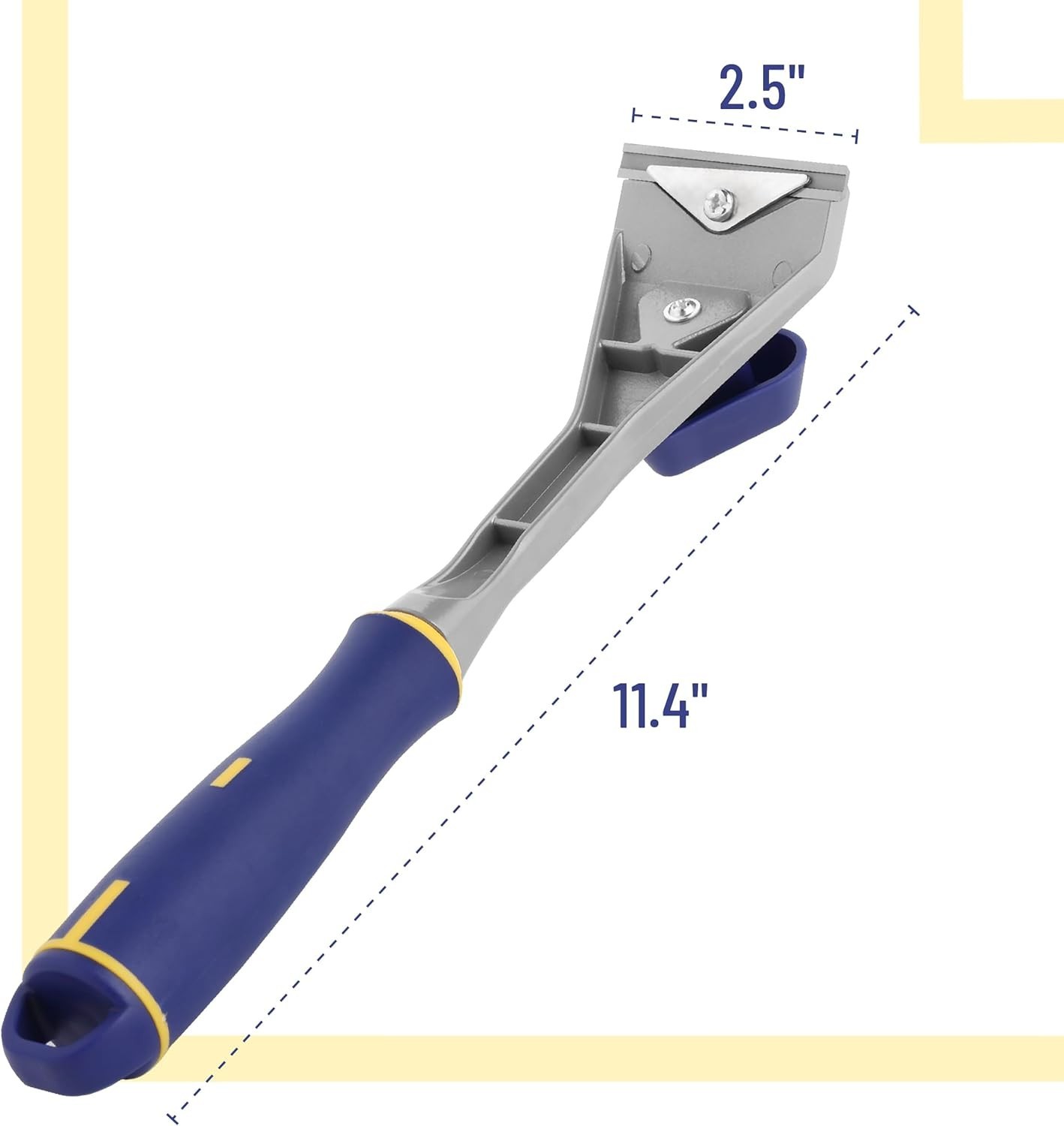 Bates- Carbide Scraper, 2.5", Double-Edged Tungsten Steel Blade, Paint Scrape...
