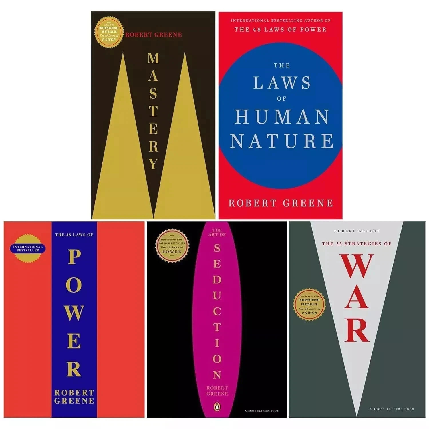 Combo Robert Greene (Concise version) : 5 Books Paperback Brand New Book English