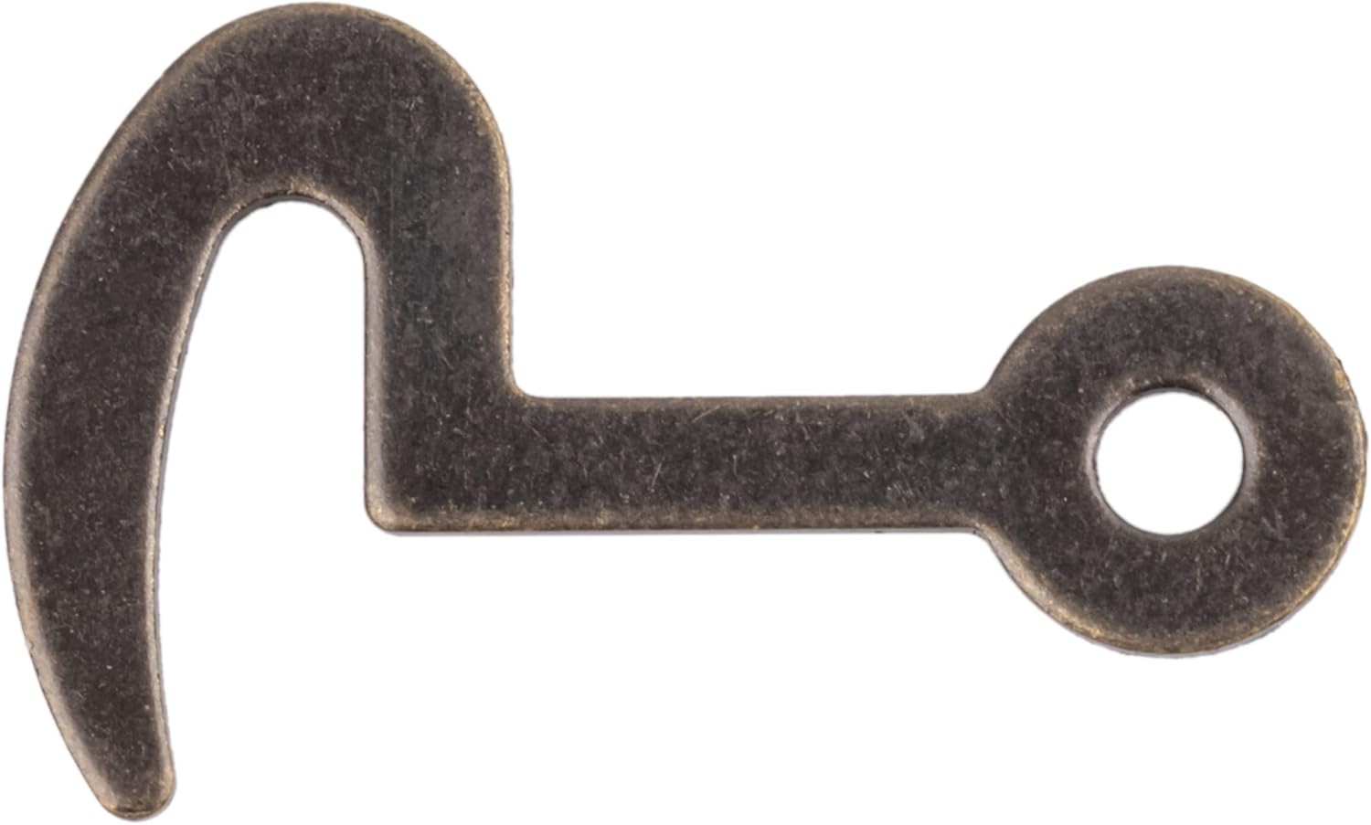 UNIQANTIQ HARDWARE SUPPLY Small Antique Brass Lid/Door Latch Hook Lock | Pack of