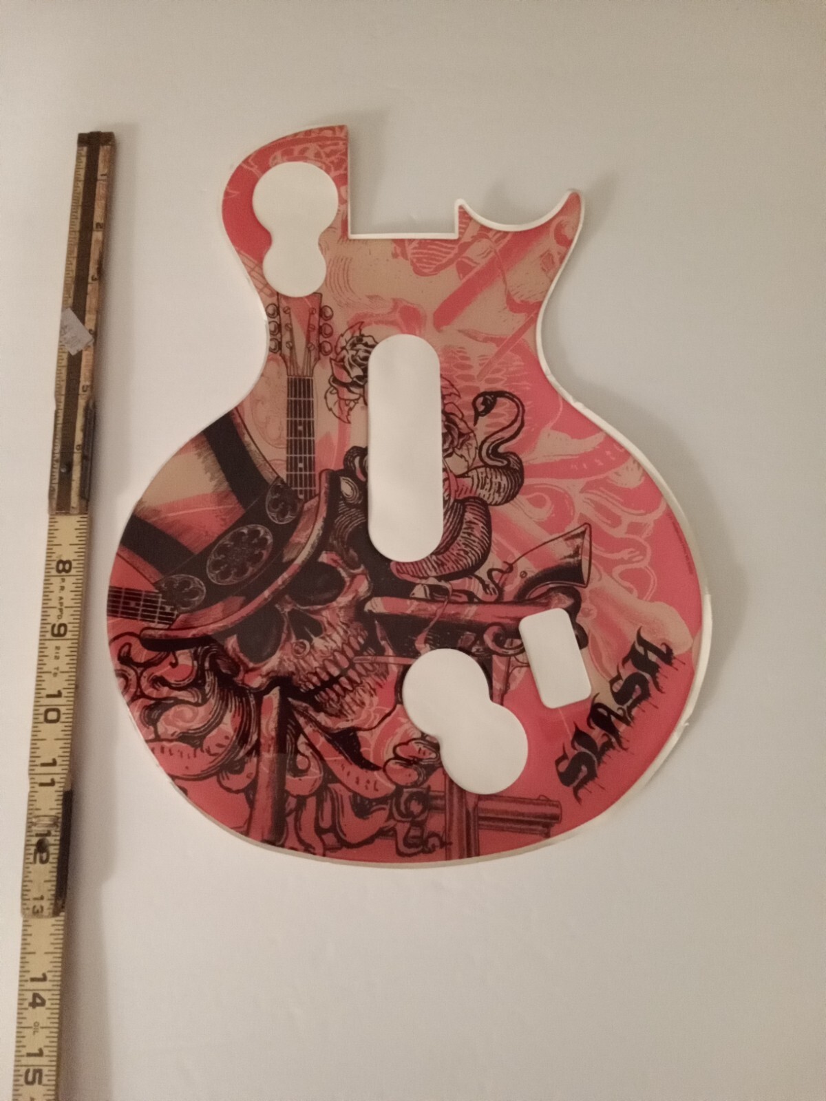 Vintage Slash Guitar Hero Sticker Decal Unused