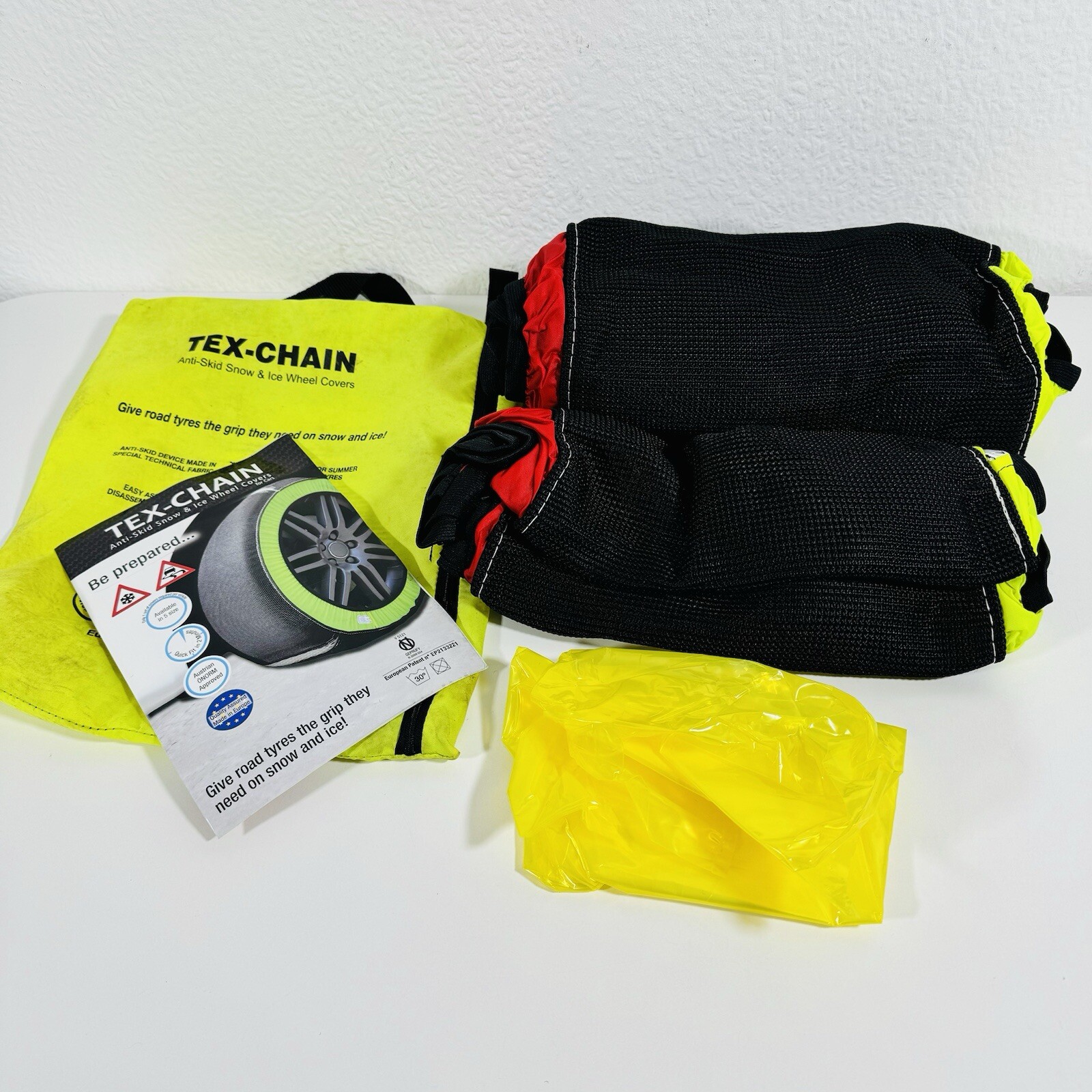 Tex Chain Anti Skid Snow & Ice Wheel Covers Size L
