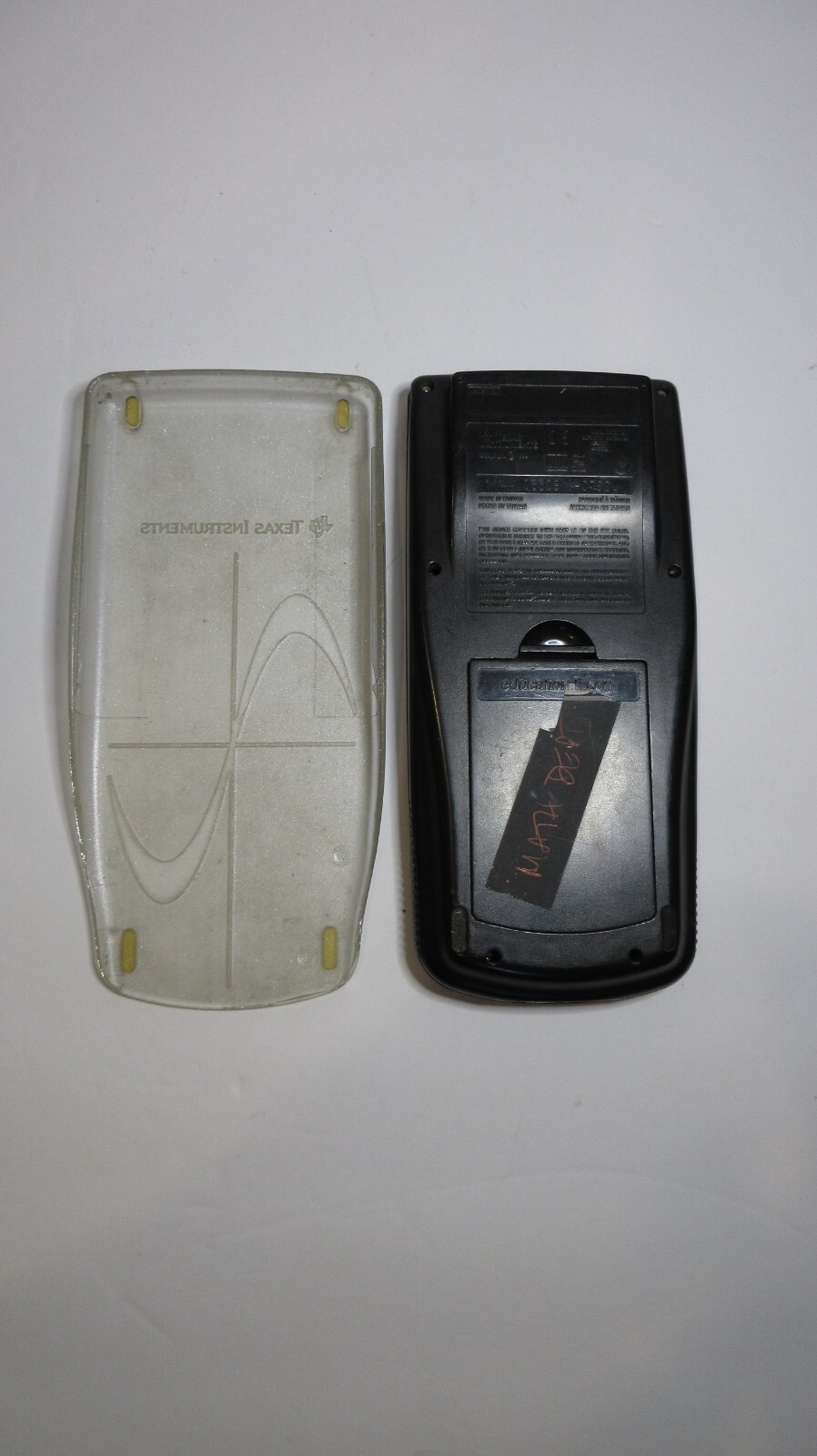 Texas Instruments TI-83 Plus Silver Edition Graphing Calculator & Cover UNTESTED