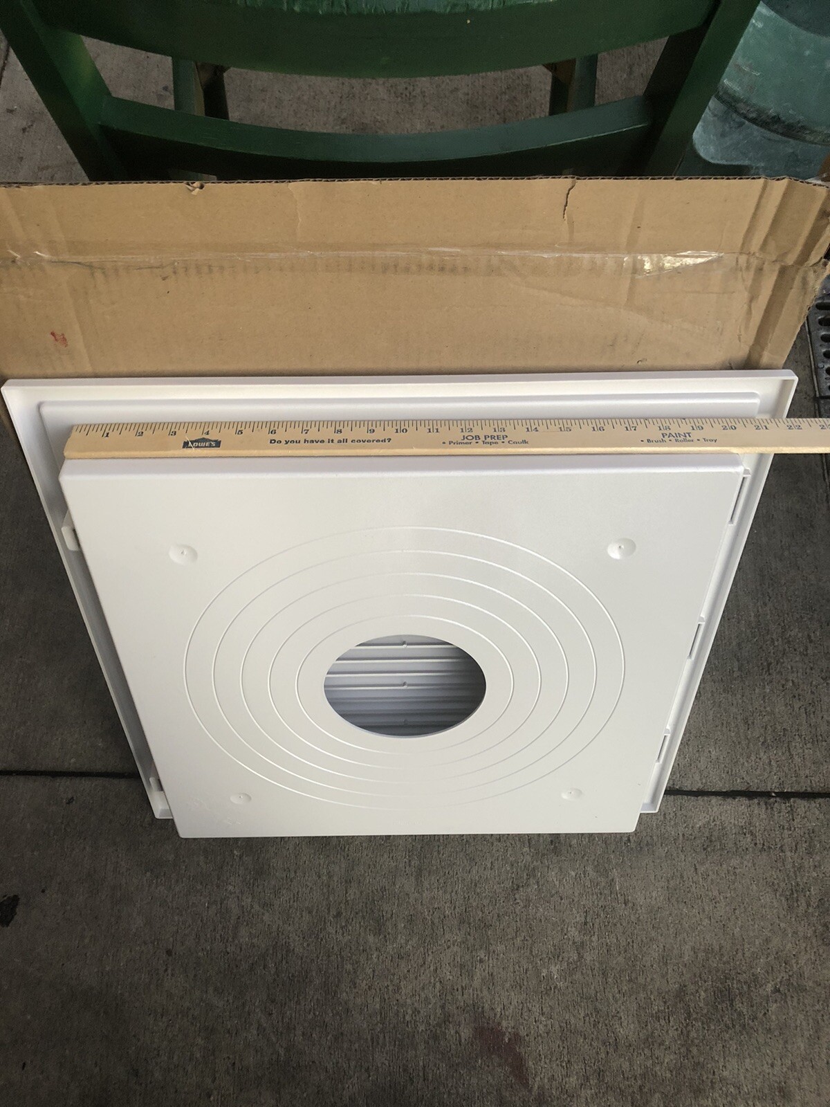 Havaco Technologies HT-2X2-RTN Quick Connect 2 X 2 ft. White Air Return Vent USA