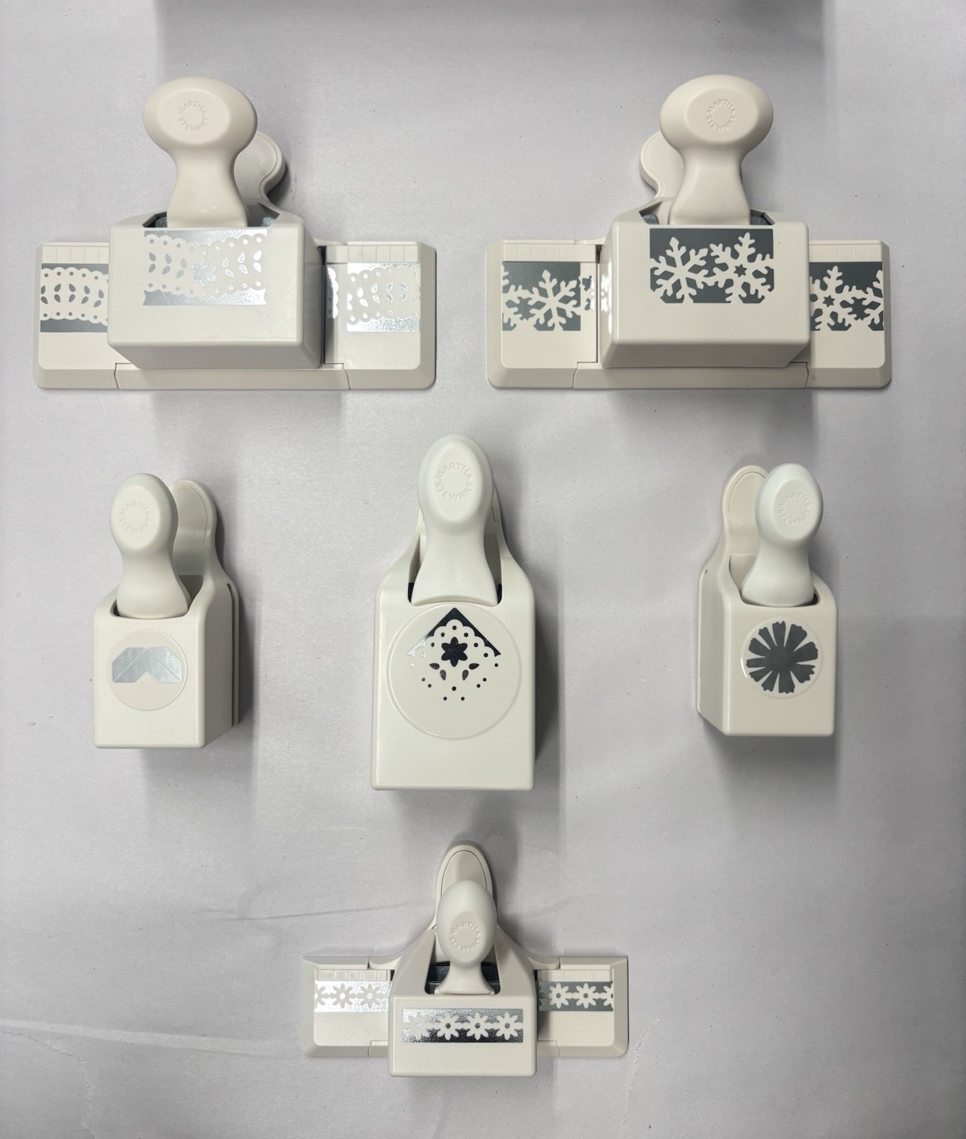 Lot Of 6 Martha Stewart Paper Punches