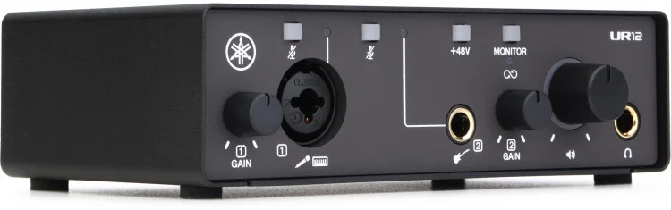 Yamaha UR12-MK3 USB-C Audio Interface - Black