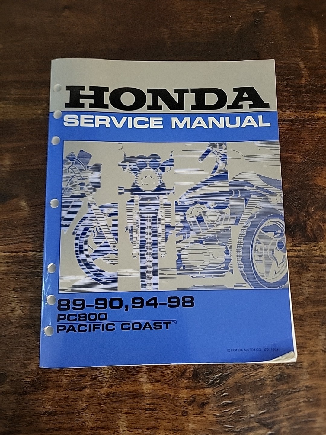Honda PC800 Pacific Coast Factory Service Repair Shop Manual 1989-1998 OEM