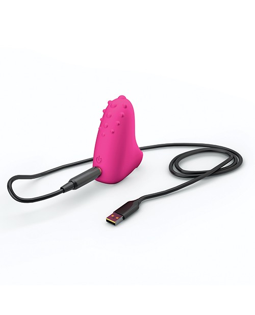 Clitoral Finger Vibrator Powerful Multi-Speed Rose Dorcel Magic Silicone Soft