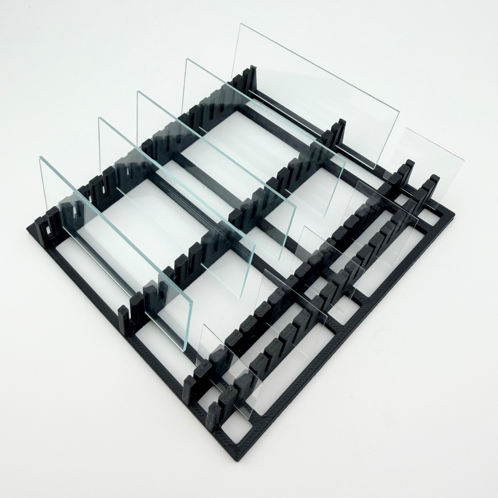 Microscope Slide Drying Rack  18 Slide + 18 Cover Slip Holder | Lab Organizer US