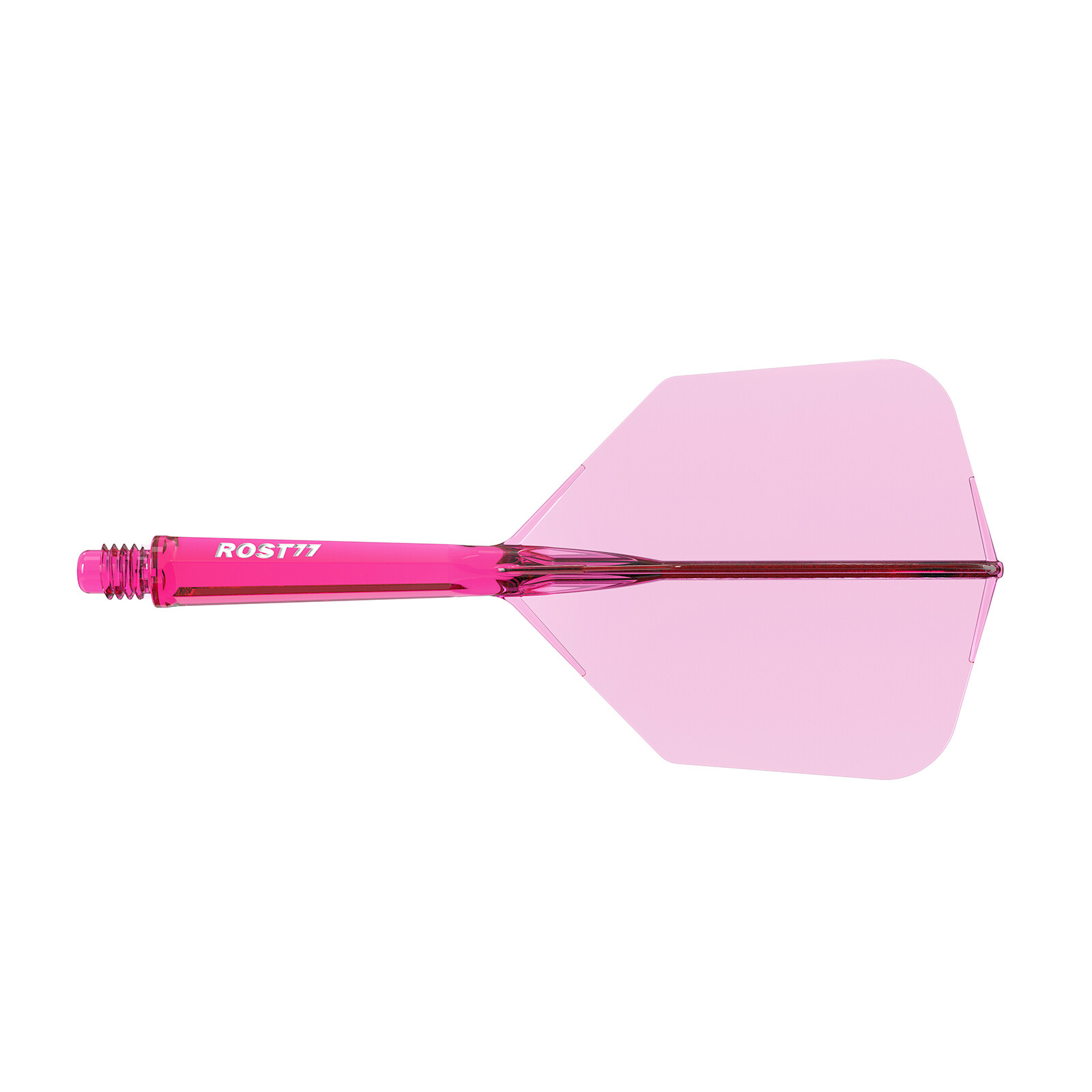 CUESOUL ROST 77 Integrated Dart Shaft and Flight,Big Wing Shape,Set of 3-Rose