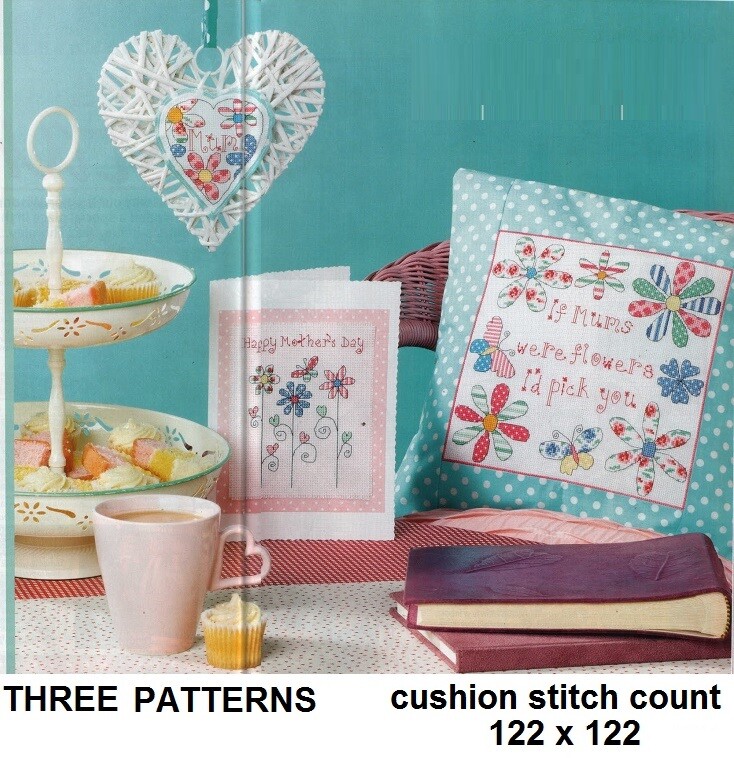 MOTHER'S DAY   CROSS STITCH PATTERN ONLY   EK - EQE