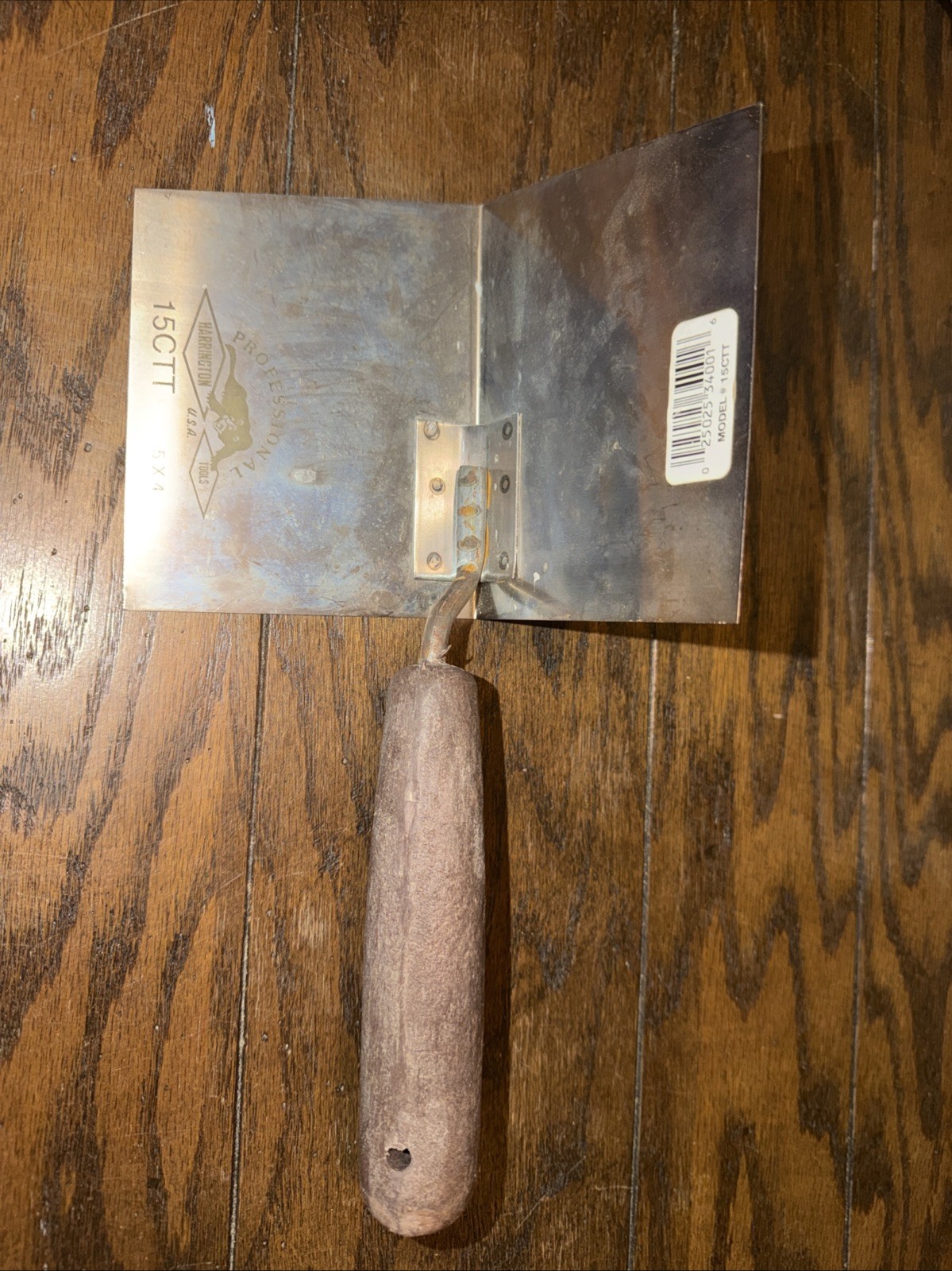 Harrington Tools Bullnose Corner Trowel 15CTT 5x4