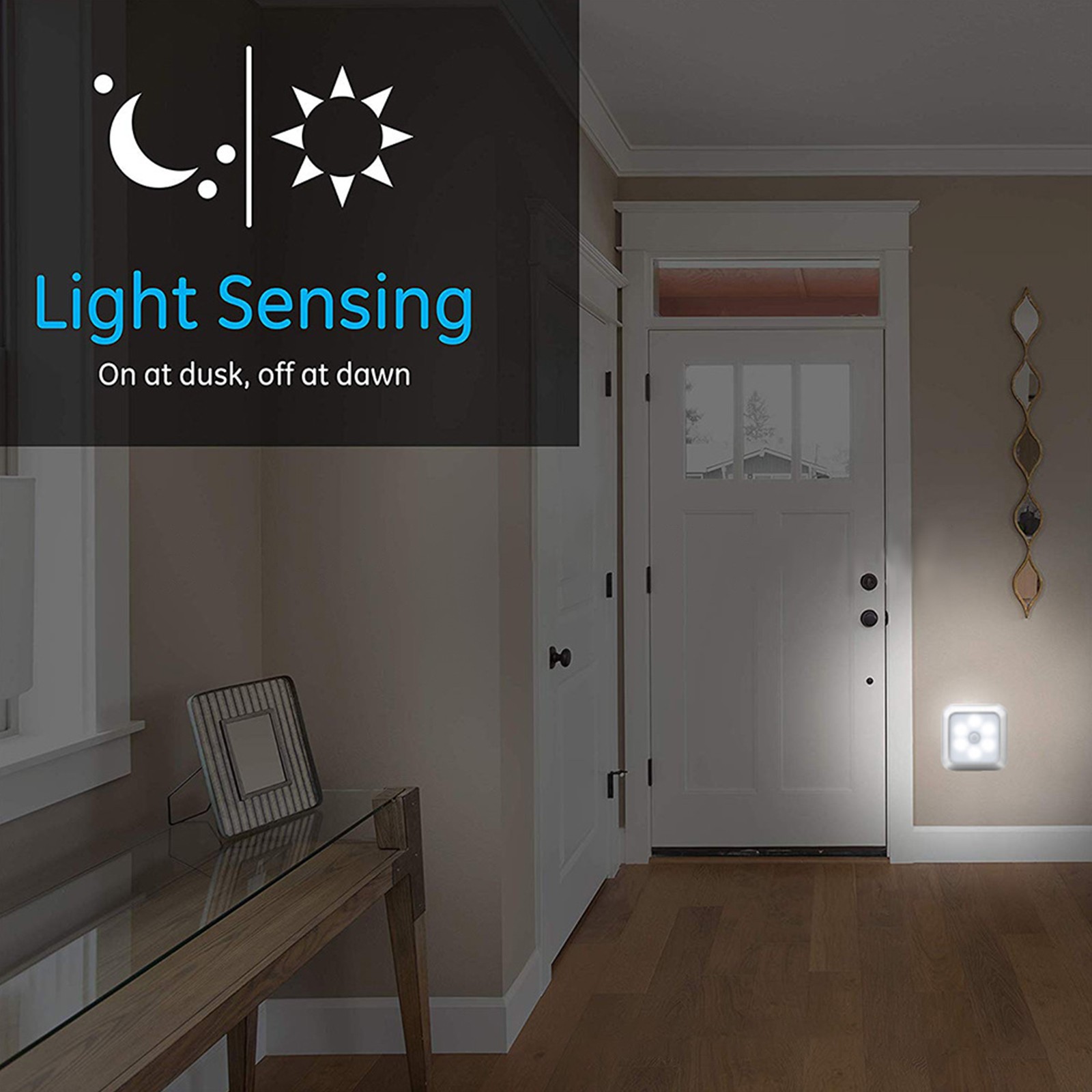 3-Motion Sensing Night Light Wardrobe Cabinet Sensor Light Magnetic Aisle Light