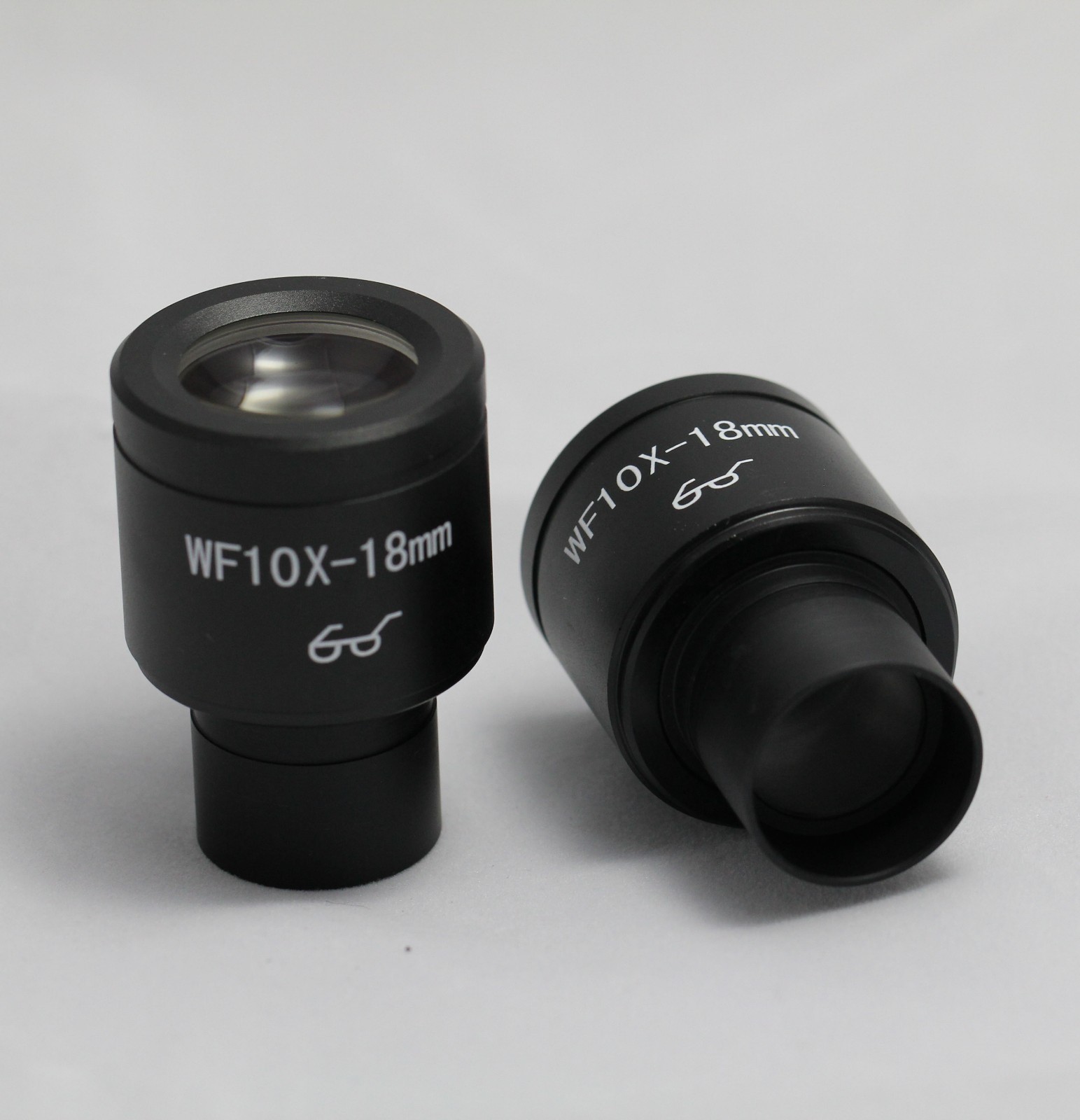 PAIR OF High Eyepiont WF10X Eyepiece FOR Microscope 23.2mm