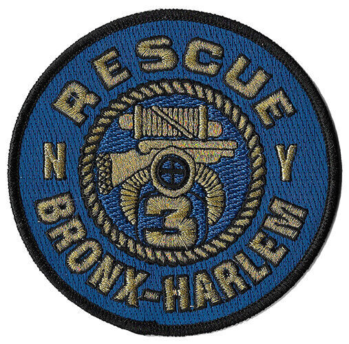 New York City Rescue 3 Bronx  Harlem Rescue Services NEW Fire Patch .