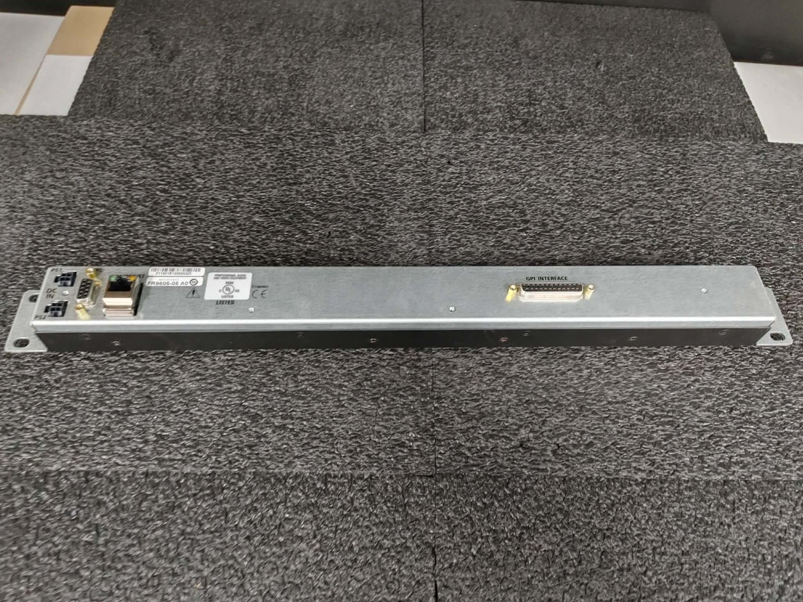 Belden GV Miranda NVision NV9605 1RU Multimode Paging Shallow Control Panel