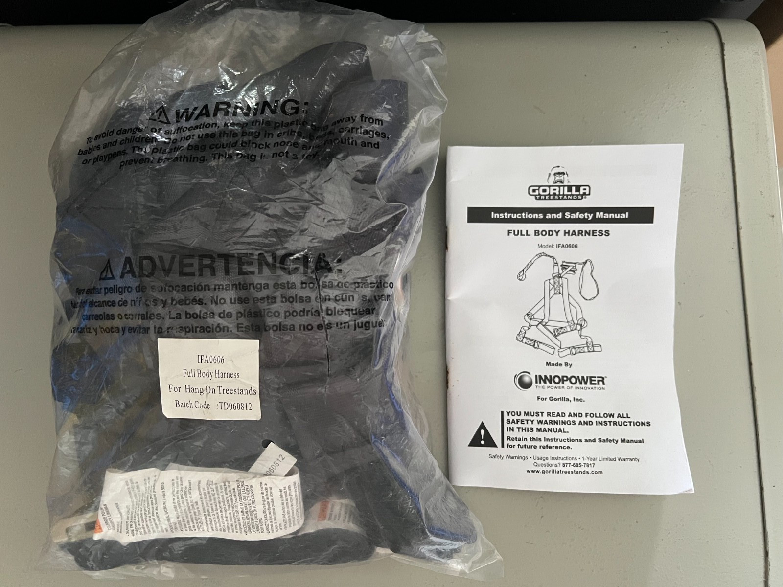 Gorilla Treestands Full Body Harness Model IFA0606 Made by Innopower