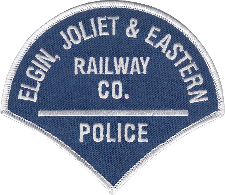 ELGIN, JOLIET & EASTERN RAILWAY COMPANY POLICE SHOULDER PATCH