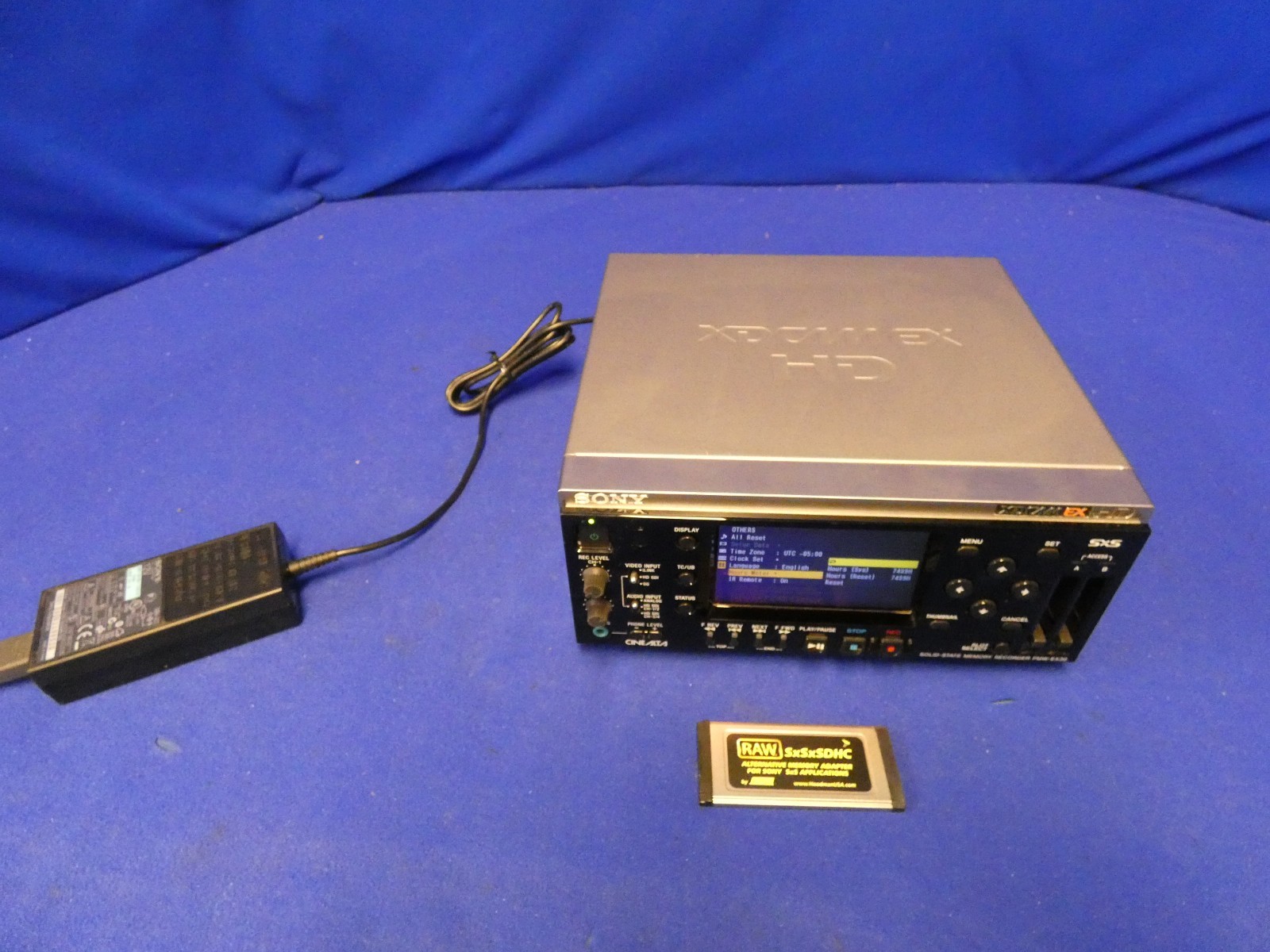 Sony PMW-EX30 Solid-State Memory Recorder w/Power Supply, RAW SxSXSDHC Adapter