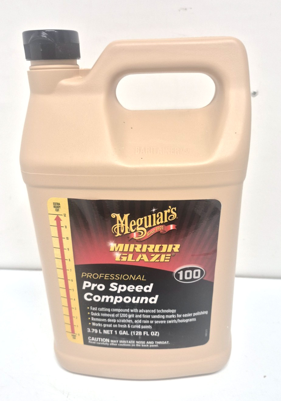 Meguiars Mirror Glaze Pro Speed Compound, 1 Gallon MGL-M10001