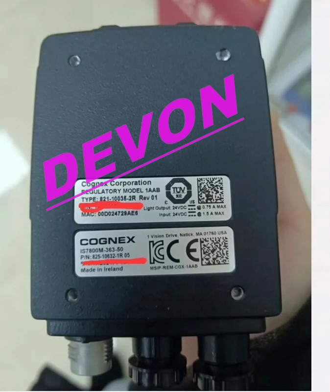 used tested COGNEX Industrial Camera IS7800M-363-50