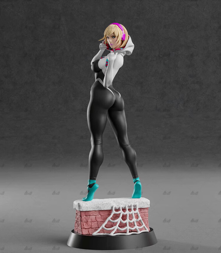 Spider Girl Nsfw Full Resin Figure Model Kit 1/24 Scale Unassembled Unpainted