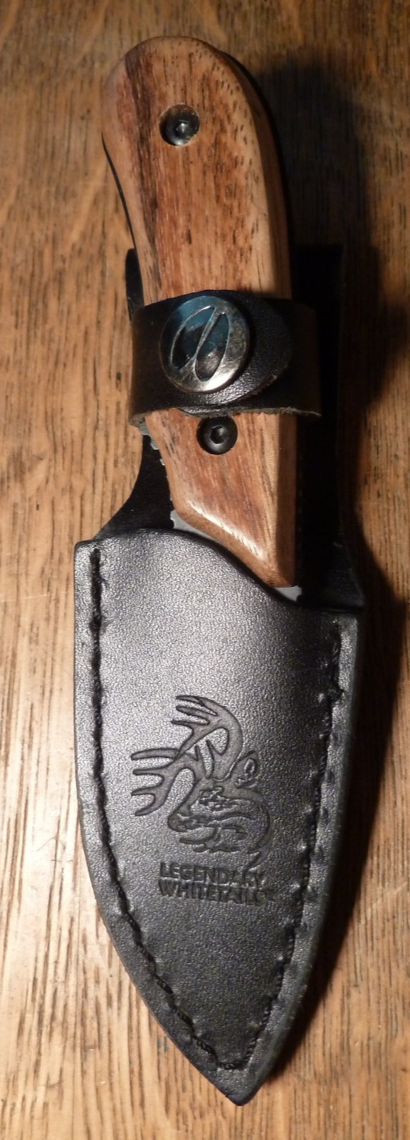 Legendary Whitetails Sheath Knife - 3" Blade - Pristine Unused