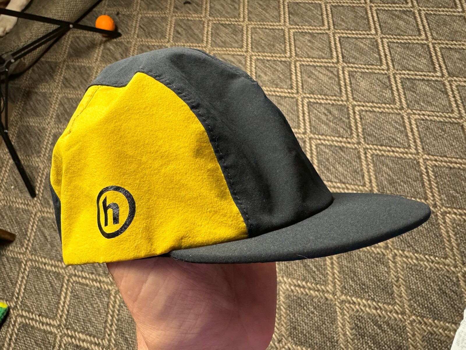 Goldwin X Hidden NY Black And Gold Cycling Cap