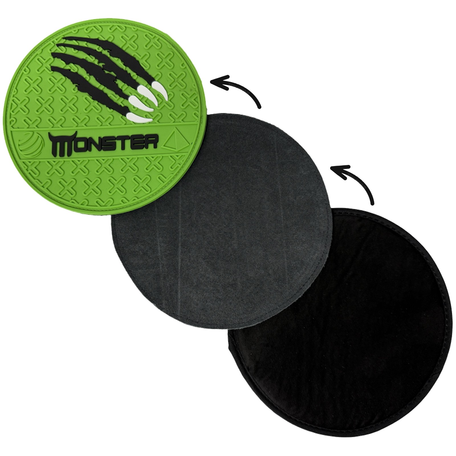 bowlingball.com Monster Interchangeable Grip Shammy Pad w/Removeable &
