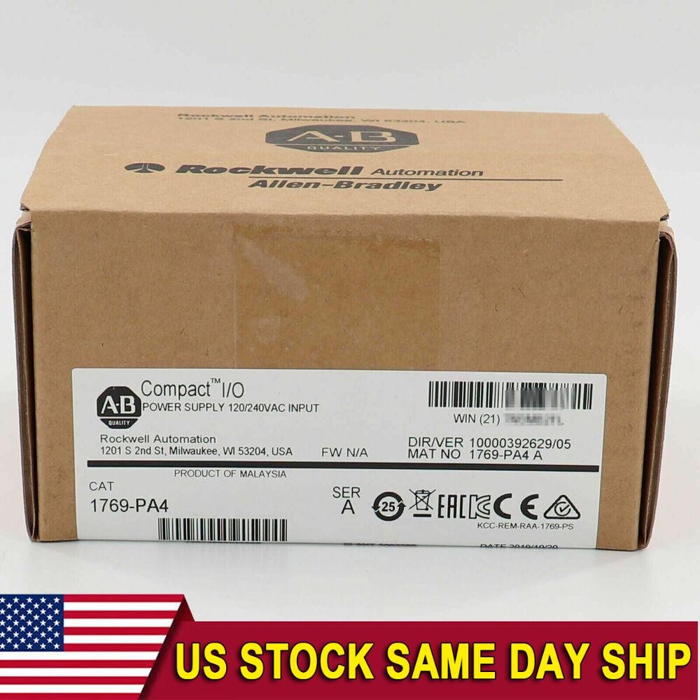 New AB 1769-PA4 SER A CompactLogix Power Supply Module 1769PA4 US Free Tax