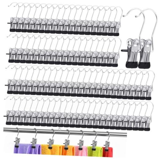 100 Pack Boot Hangers Clips for Closet, Heavy Duty Legging Organizer for