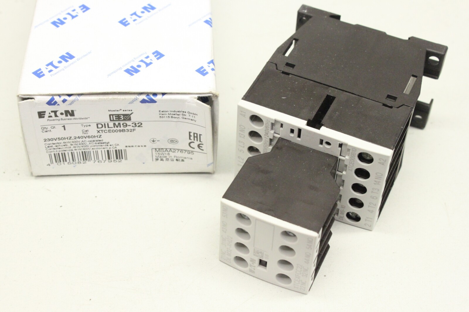EATON 380V 400V 4kW 3S 2Ö Power Contactor DILM9-32 Original Packaging