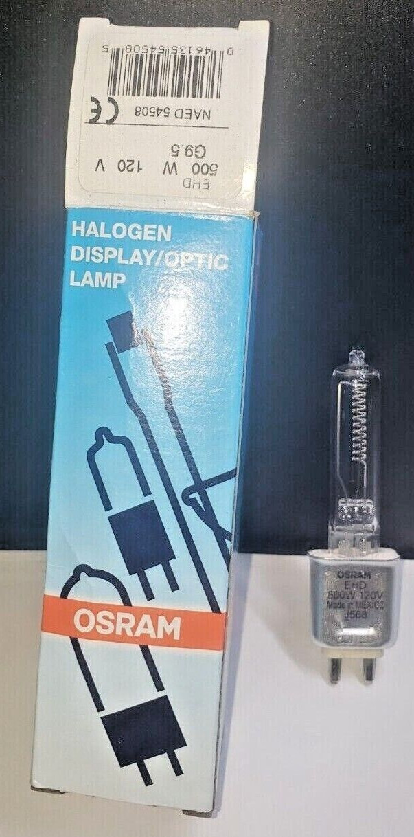 Osram EHD 500W 120V 54508 120V T4 G9.5 Made In Mexico Display/Optic Lamp
