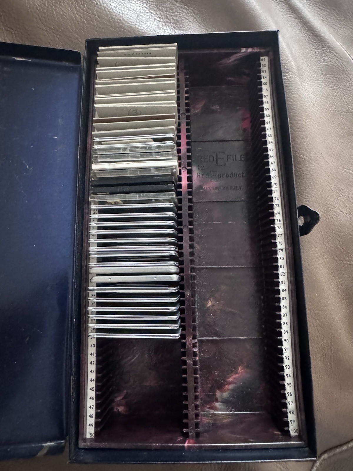 Vintage Military P-3 Orion Training 35mm Film Slide Collection Complete + Case